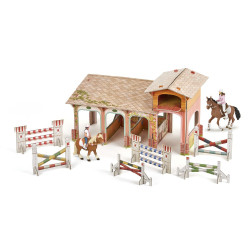 Der Poney-Club Papo mit 4 Figuren Der Poney-Club Papo mit 4 Figuren
