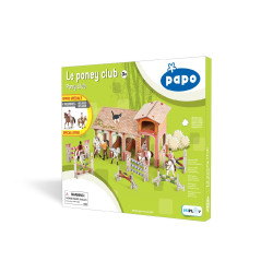 Der Poney-Club Papo mit 4 Figuren Der Poney-Club Papo mit 4 Figuren