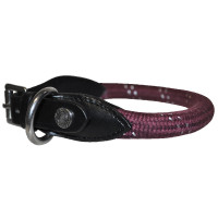 Hundehalsband Seil Canter Schwarz / Bordeaux