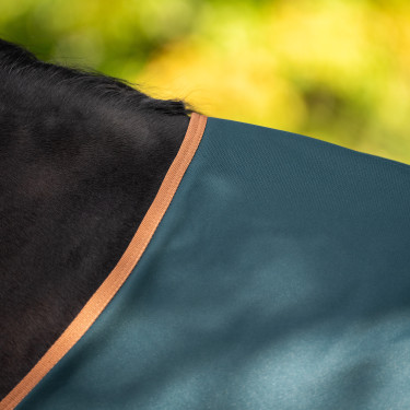 Imperial Riding Outdoor-Decke Customized 400 g mit Halsteil Dunkelgrün / Fuchs Grün Imperial Riding Outdoor-Decke Customized 400 g mit Halsteil Dunkelgrün / Fuchs Grün