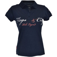 Polo femme Cordova Flags & Cup Bleu marine