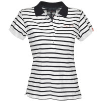 Damen-Poloshirt Joya Flags & Cup Weiß / Marineblau Weiß Damen-Poloshirt Joya Flags & Cup Weiß / Marineblau Weiß