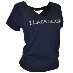 Damen-T-Shirt Amaluza Flags & Cup Damen-T-Shirt Amaluza Flags & Cup