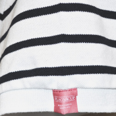 Kinder-Poloshirt Tarma Flags & Cup Marineblau