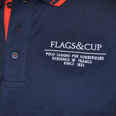 Kinder-Poloshirt Oyon Flags & Cup Kinder-Poloshirt Oyon Flags & Cup