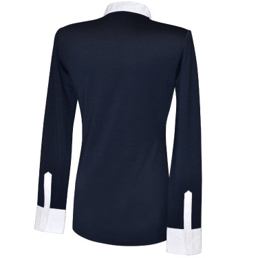 Damen-Poloshirt Diamantina langarm Flags & Cup Damen-Poloshirt Diamantina langarm Flags & Cup