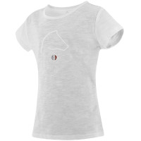 Kinder-T-Shirt EQUITHÈME „Claire“ Blau Monaco