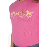 Kinder T-shirt Pony Club HKM Weiß Wei&amp;amp;amp;amp;amp;szlig;
