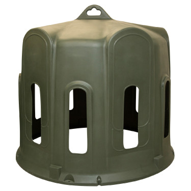 Heuraufe mit Glocke Kerbl für Rundballen
