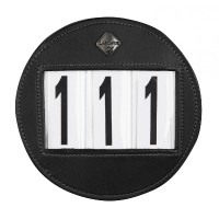 Runde LeMieux-Nummerntafel für Trensen Schwarz Runde LeMieux-Nummerntafel für Trensen Schwarz