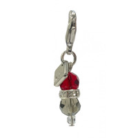 Charm LeMieux für Fliegenhaube Bordeaux / Grau Charm LeMieux für Fliegenhaube Bordeaux / Grau