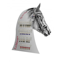Charm LeMieux für Fliegenhaube Bordeaux / Grau Charm LeMieux für Fliegenhaube Bordeaux / Grau