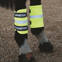 Reflektierende Gamaschen Equi-Flector® Shires Pink Rosa