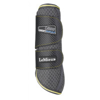Gamaschen LeMieux Carbon Mesh Anthrazit / Zitrone