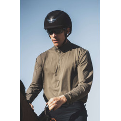 Kask Reithelm Dogma Chrome mit Swarovski-Rahmen und Niete