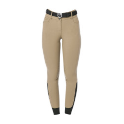 Damen-Reithose Equestro, Knie-Grip, High Waist