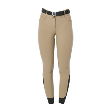 Damen-Reithose Equestro, Knie-Grip, High Waist