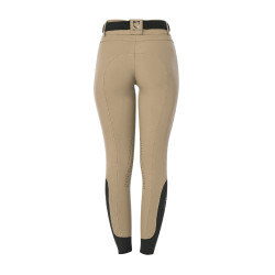 Damen-Reithose Equestro, Knie-Grip, High Waist
