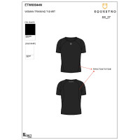 Damen-Trainings-Funktionsshirt Slim Fit Equestro