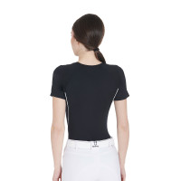 Damen-Trainings-Funktionsshirt Slim Fit Equestro