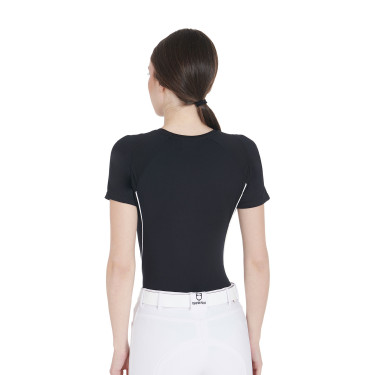 Damen-Trainings-Funktionsshirt Slim Fit Equestro