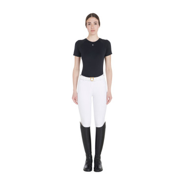 Damen-Trainings-Funktionsshirt Slim Fit Equestro