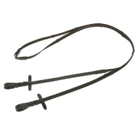 Rutschfeste Zügel Covalliero 3 m Schwarz / Braun