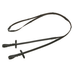Rutschfeste Zügel Covalliero 3 m Schwarz / Braun Rutschfeste Zügel Covalliero 3 m Schwarz / Braun