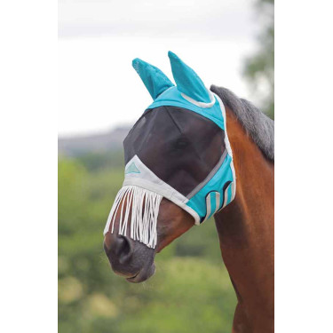 Fliegenschutzmaske mit Fransen Nase Shires FlyGuard Pro