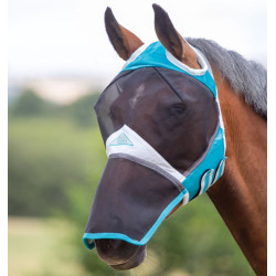 Fliegenmaske mit Nasenschutz Shires ohne Ohren FlyGuard Pro Fliegenmaske mit Nasenschutz Shires ohne Ohren FlyGuard Pro