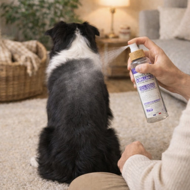 Glanzspray und Entfilzer Nellumbo für Hunde und Katzen