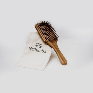 Nellumbo Bambus-Entwirrbürste