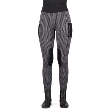 Reitleggings Imperial Riding Diamond Bubble Kneegrip