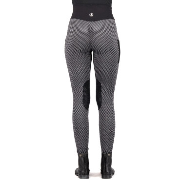 Reitleggings Imperial Riding Diamond Bubble Kneegrip