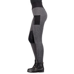 Reitleggings Imperial Riding Diamond Bubble Kneegrip