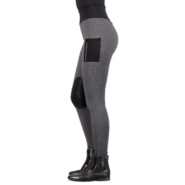 Reitleggings Imperial Riding Diamond Bubble Kneegrip