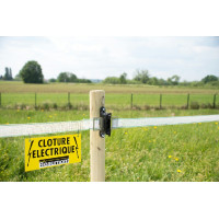 Hinweisschild Zaun Beaumont Hinweisschild Zaun Beaumont