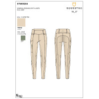 Reitleggings Damen hoch tailliert mit Grip – Equestro