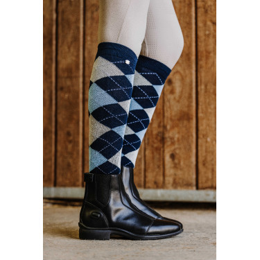 Reitsocken Damen – Equithème Argyle Stil