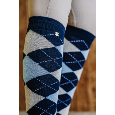 Reitsocken Damen – Equithème Argyle Stil