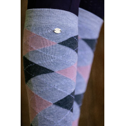 Reitsocken Damen – Equithème Argyle Stil
