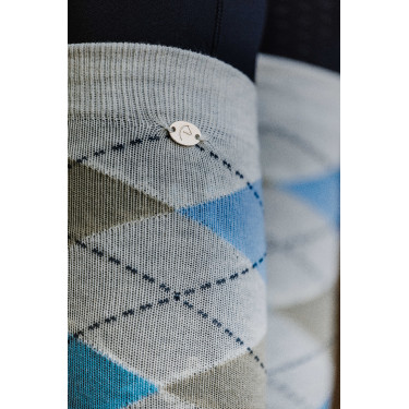 Reitsocken Damen – Equithème Argyle Stil