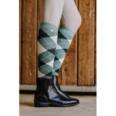 Reitsocken Damen – Equithème Argyle Stil
