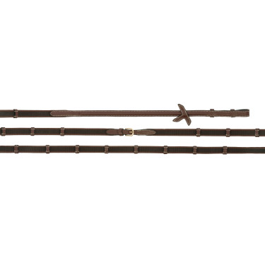K by Equithème Leder- und Gripzügel K-Grip