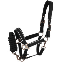 Halfter + Führstrick Equithème Coco