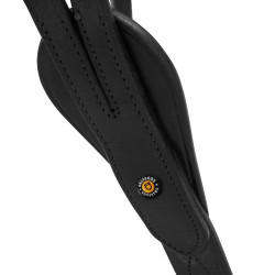 Martingal mit Lederhalsband, verstellbare Schnallen