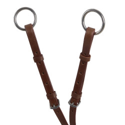 Martingal mit Lederhalsband, verstellbare Schnallen