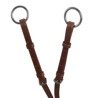 Martingal mit Lederhalsband, verstellbare Schnallen