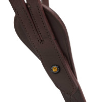 Martingal mit Lederhalsband, verstellbare Schnallen