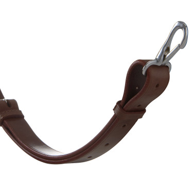 Martingal mit Lederhalsband, verstellbare Schnallen